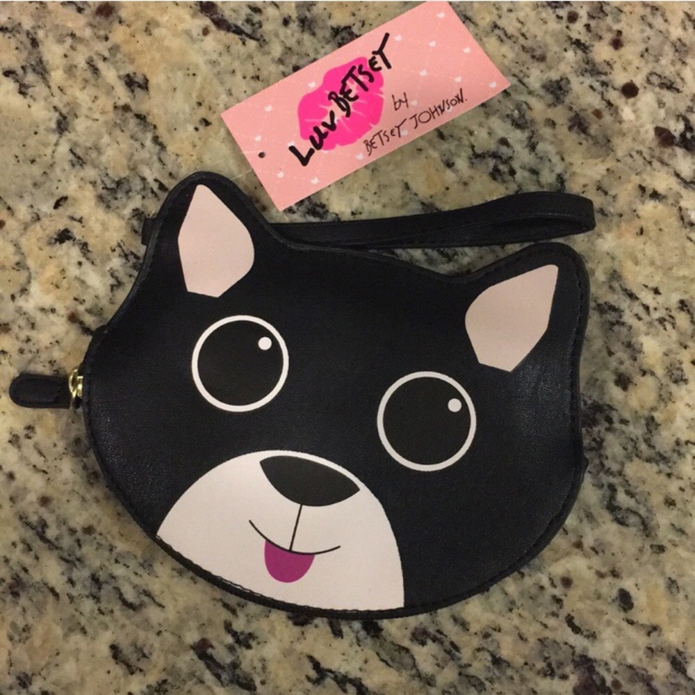 Adorable large BJ coin purse/wristlet